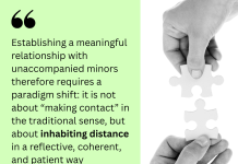 BUILDING TRUST IN COMPLEXITY: EDUCATIONAL RELATIONSHIPS WITH UNACCOMPANIED ADOLESCENT MINORS